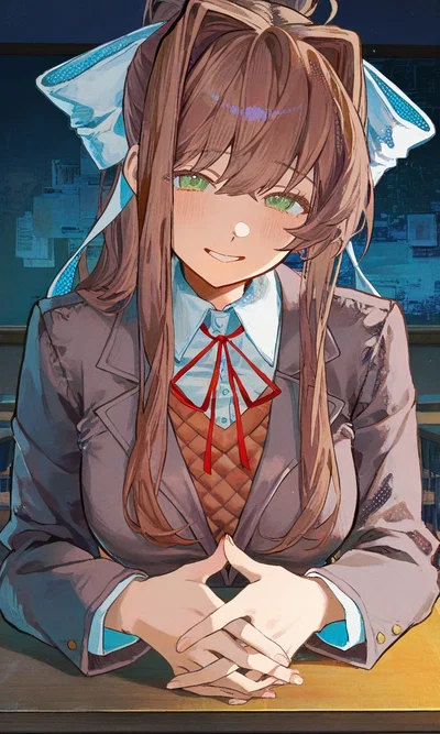 Monika ᛝ Doki Doki Literature Club!