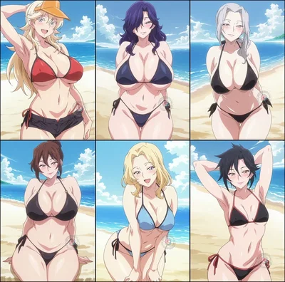 On a School Trip to the Nudist Beach!! (Suomi-sensei & Friends)