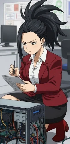 Profesora Momo Yaoyorozu