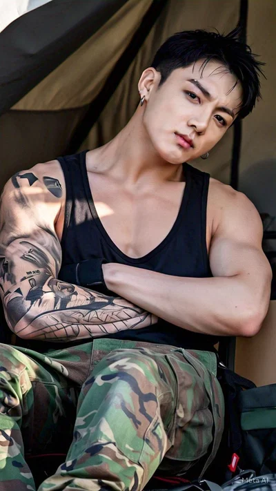 Jeon jungkook | Military boyfriend 