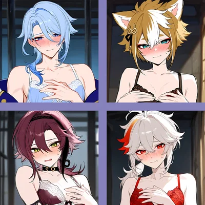 Feminizing Inazuma Boys