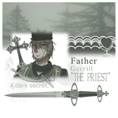 Father Gavriil Raskolov;  a dark secret.