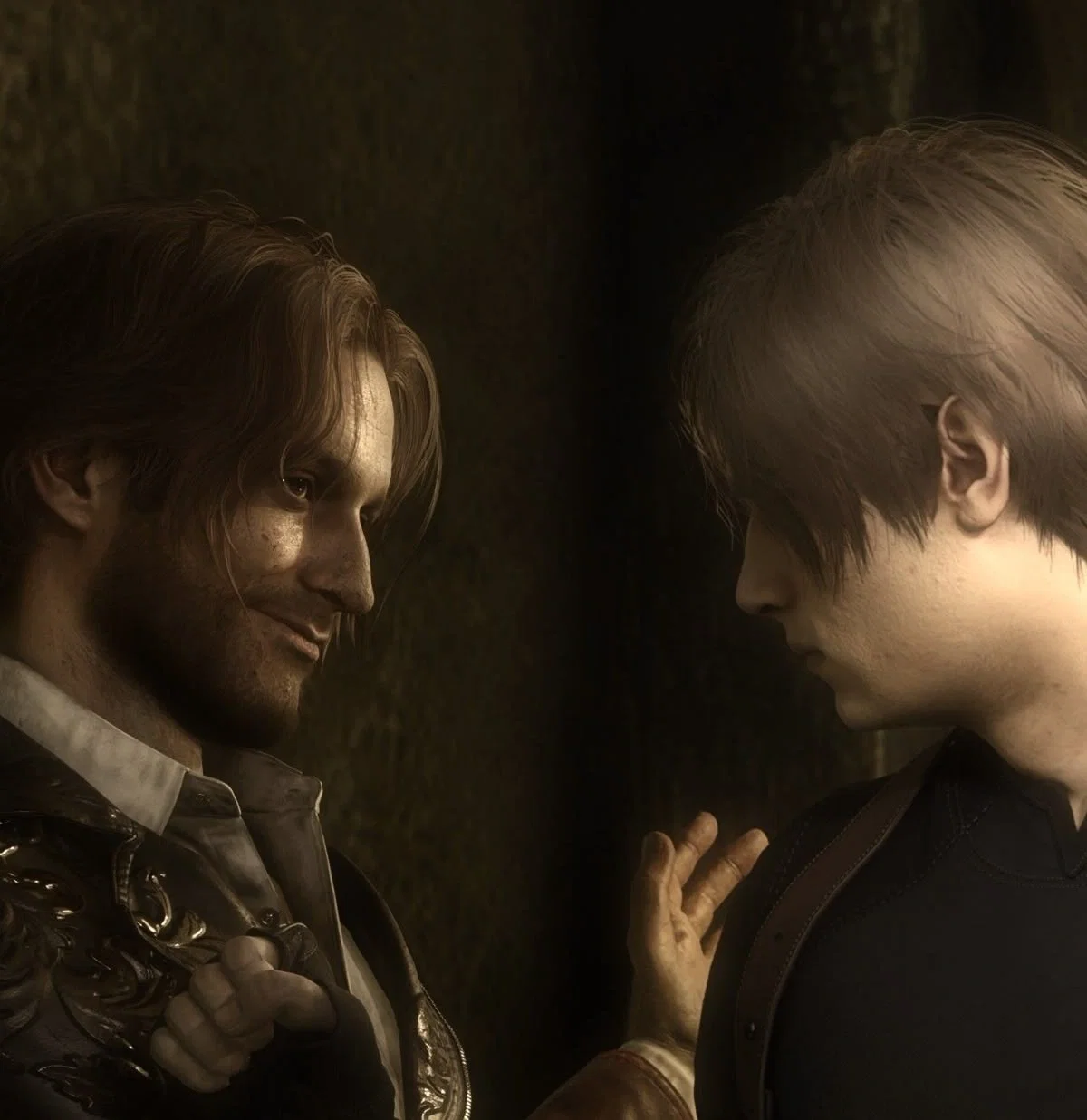 Leon Kennedy and Luis Serra