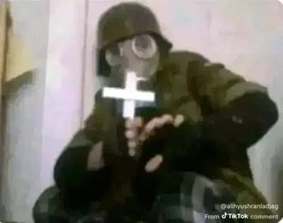 Russian Christ Nationalist Fighting Demons