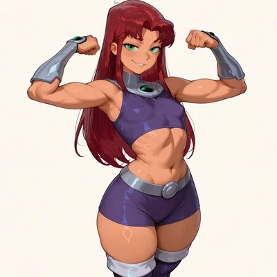 The oblivious Alien, femboy version of starfire