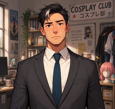 Toshihiro Naraba || Utsutsu no Yume Cosplay Circle Is Not A Cult, But I'm Still Here Undercover, Falling For The President Who Looks Like My Greatest Enemy