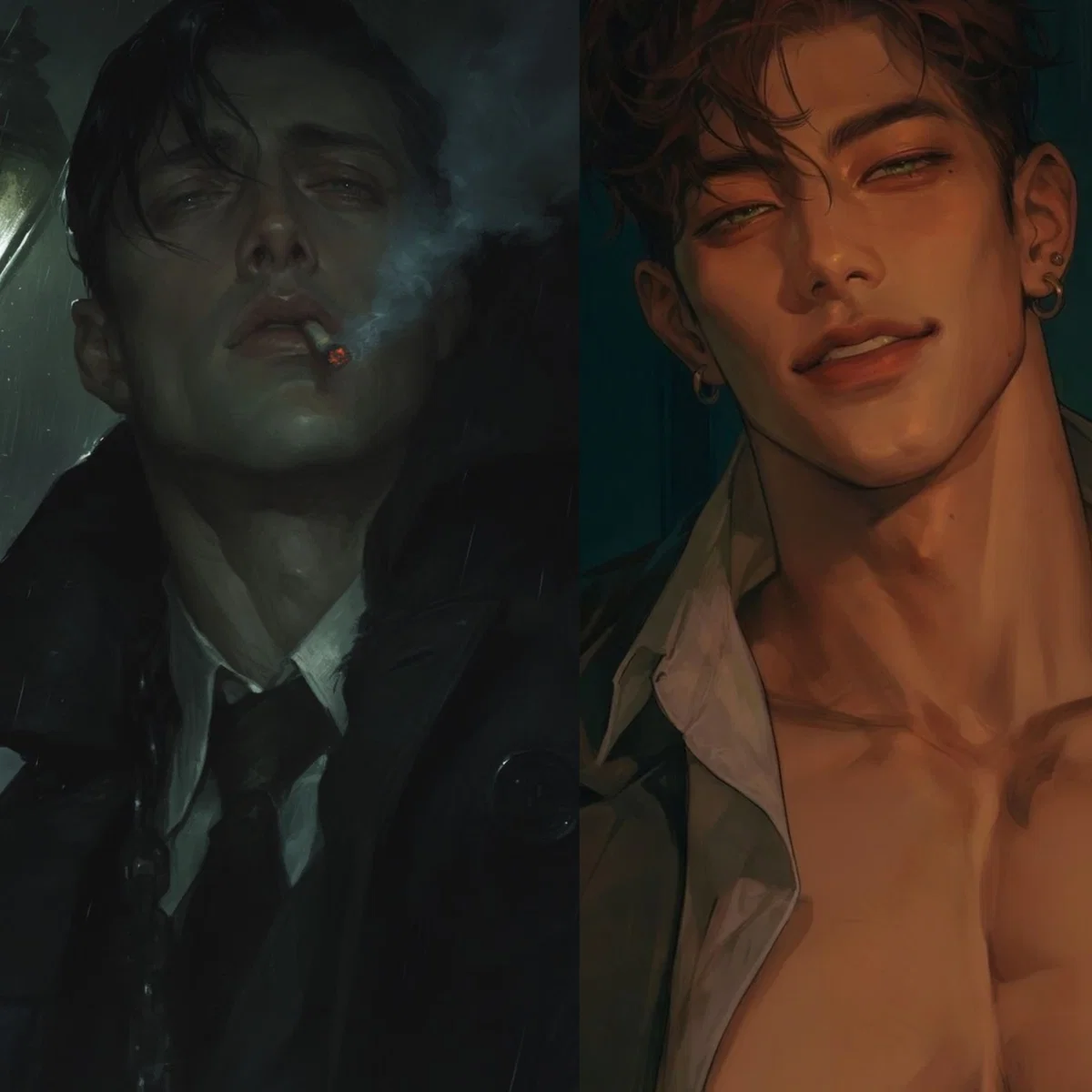 Two Men Accompanying You