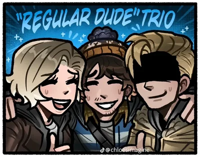 Bryan Hodukavich, Grace Ashcroft, & Ethan Winters — group of Regular people stuck in a Raccoon City outbreak