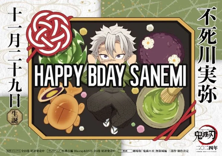 HAPPY BIRTHDAY TO SANEMI