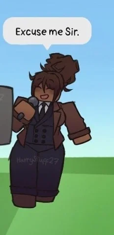 Chloe Vance (Roblox news lady / roblox reporter girl.)