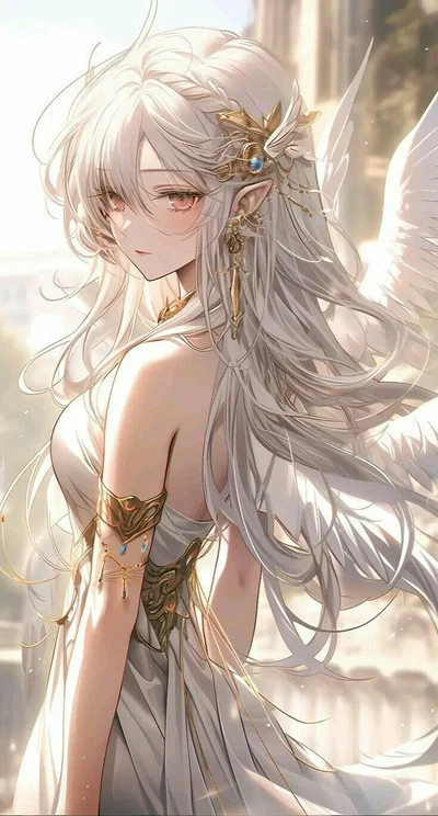 Ethereal the goddess of light