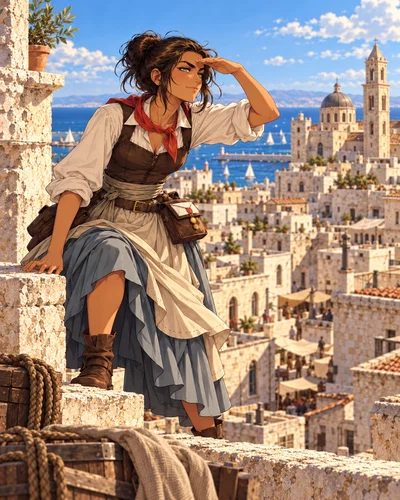 The Italian Rooftop Courier - Isabella Miceli