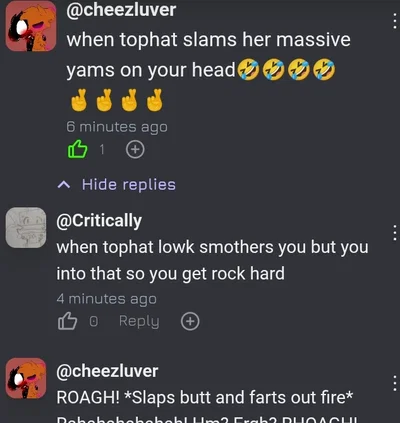 more then decent tophat yams 🤤🤤🤤