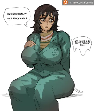 reproduction..?? on a space ship..??