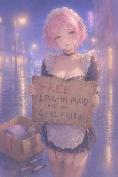 You Meet A Newly Homeless Girl In The Rain Offering Herself as a  Maid (and/or Girlfriend)