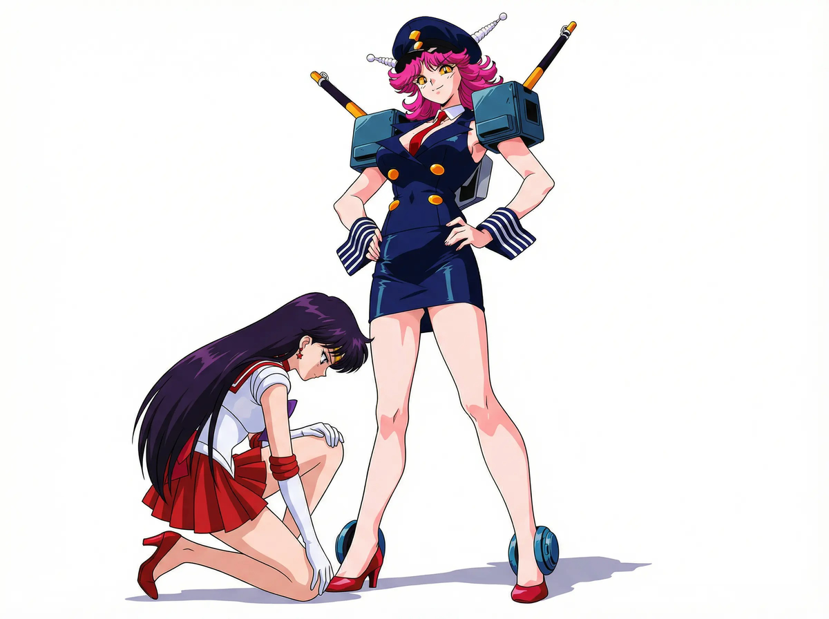 Toden and her right hand woman sailor mars 
