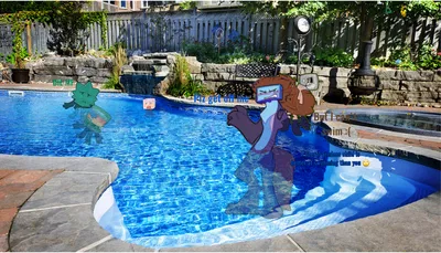 Objectified pool day!