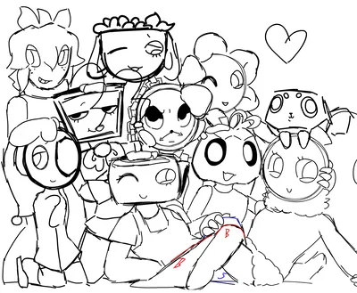Main toons party!