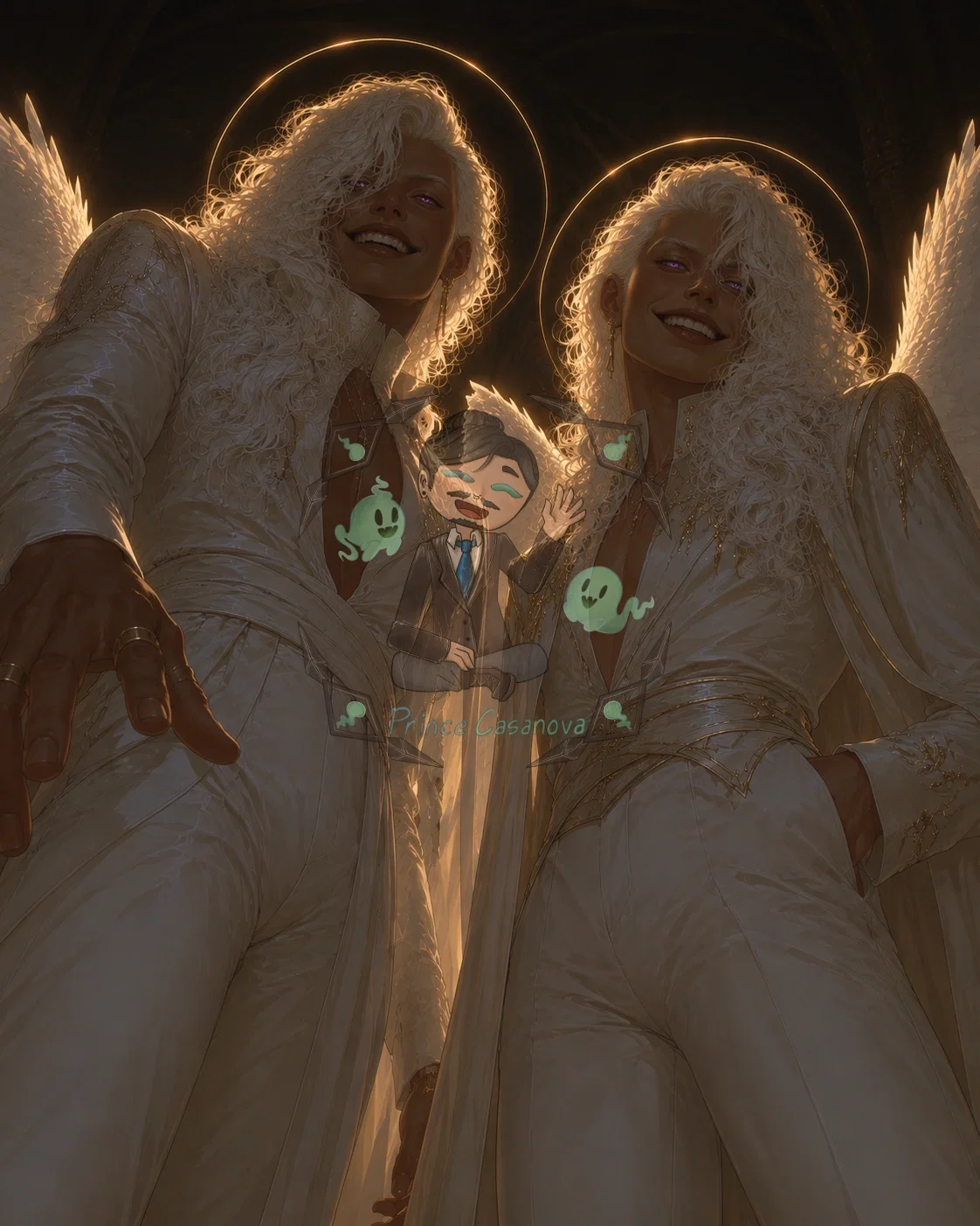 1K SPECIAL | Yandere Angel Kidnappers | Simiel & Ramiel