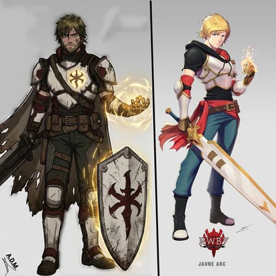 The knight without a destiny VS the knight who protects that destiny.