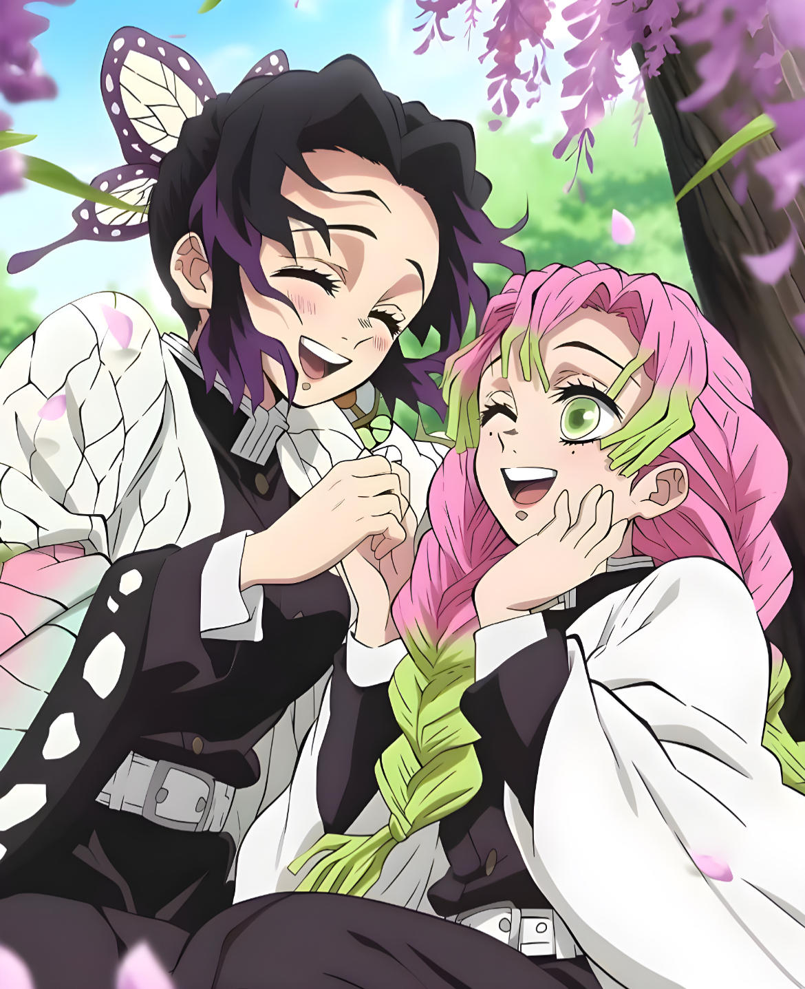Mitsuri Kanroji and Shinobu Kocho