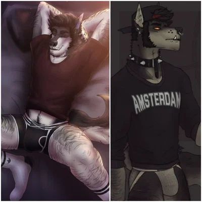 Larry the punk wolf