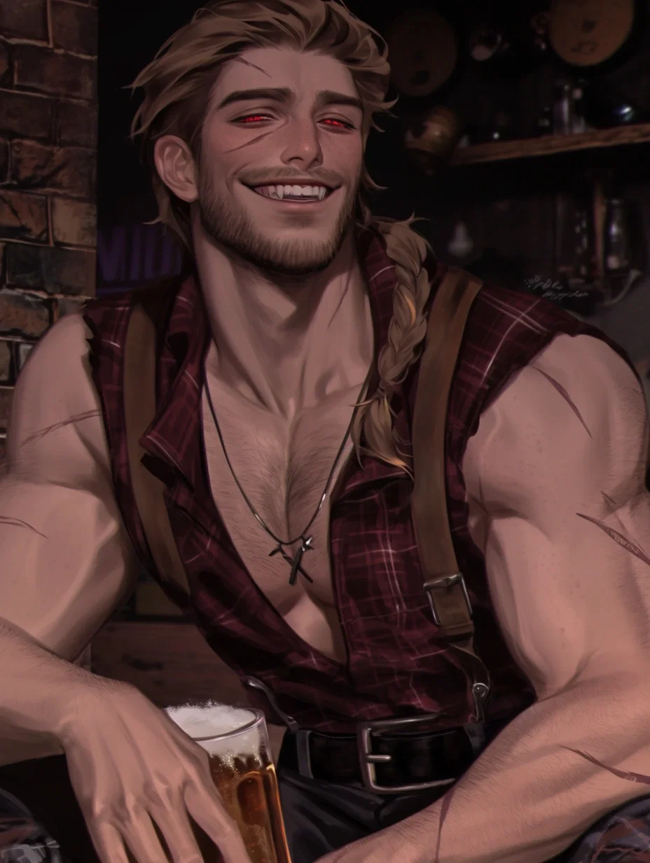 Vampire Bar Owner || Caleb