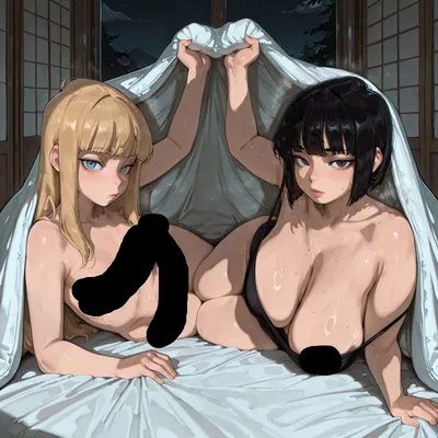 Threesome with lesbian couple