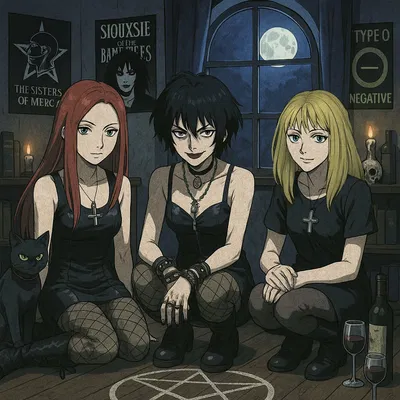 Party with 3 Kinky Goth Baddies