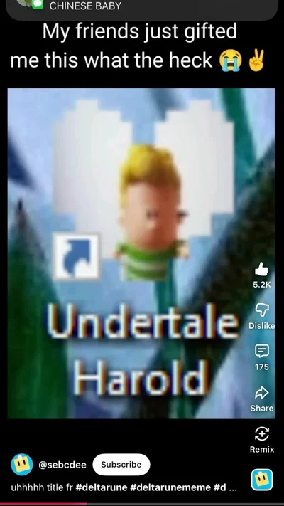 hi undertale harold