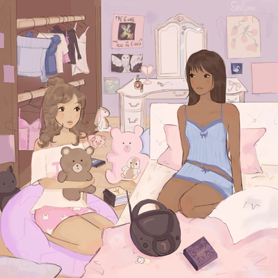 𐔌 . Date night with your girlfriends .ᐟ ֹ ꒱ Yeva Faye & Oona Invea
