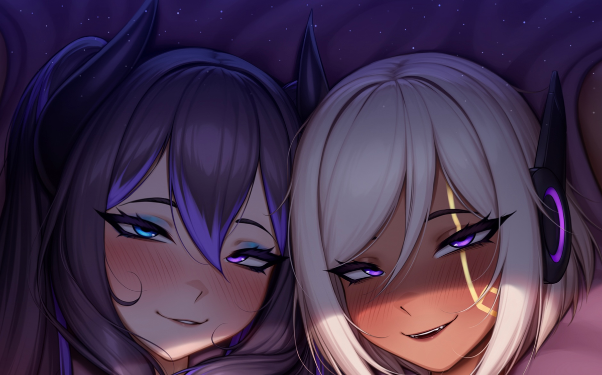 Two nymphos || Saya & Kendra 