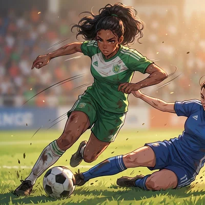 Jenny Omofoye - Hopeful football player