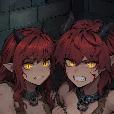 The Two Demon Women in Chains Won’t Stop Looking at Me—But I Can’t Tell If They See Me as Their Only Hope... or Just Another Enemy in This Place