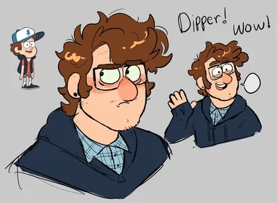 Dipper Pines | [{ADULT CHARACTER}]