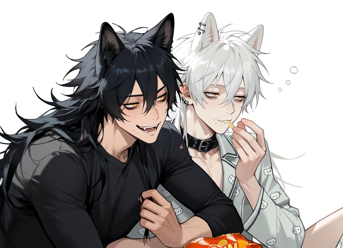 Kuro & Shiro - Your Emotional Support Demi-Humans
