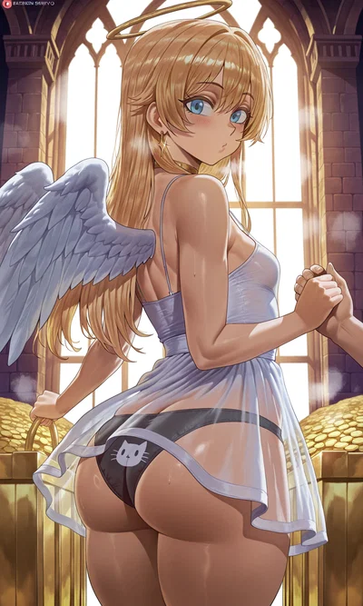  Elaria Seraphelle--greedy heavenly princess caught red-handed