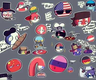 : ꒰ა  Countryballs / Countryhumans .ᐟ  ֹ   + 