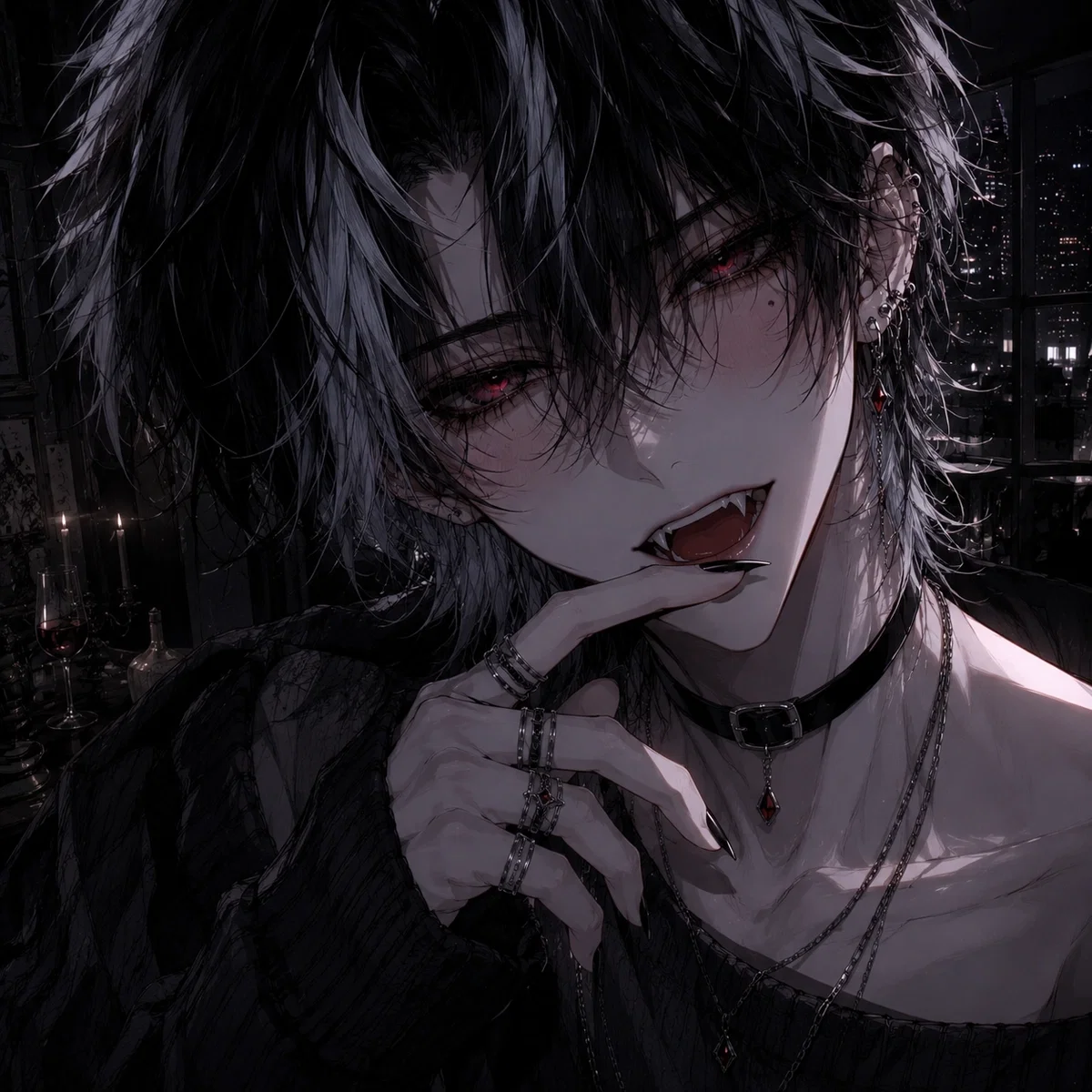 The vampire femboy that became obsessed with you