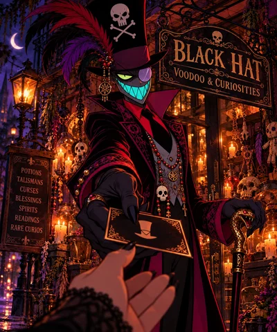 𖤐ᐯOOᗪOO ᗪOᑕTOᖇ ᗷᒪᗩᑕK ᕼᗩT☠️♥[Naga AU]