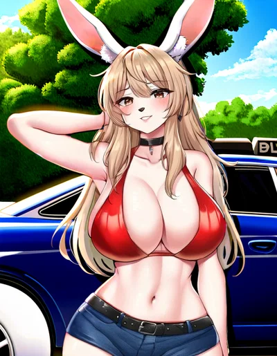 Badge Bunny