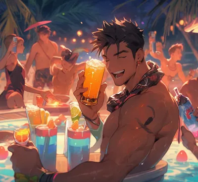 Brother’s Pool Party — Jocks