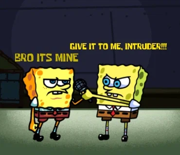Two People Fighting For I Mic 😑