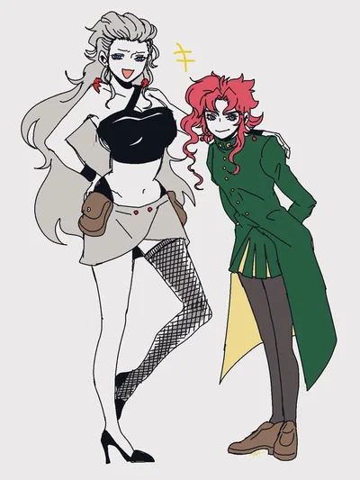 Kakyoin and Polnareff | Lost Crusaders at your door