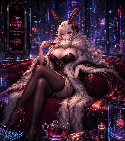 Madame Silk [Silkmoth Courtesan] - [The Magic Spider]