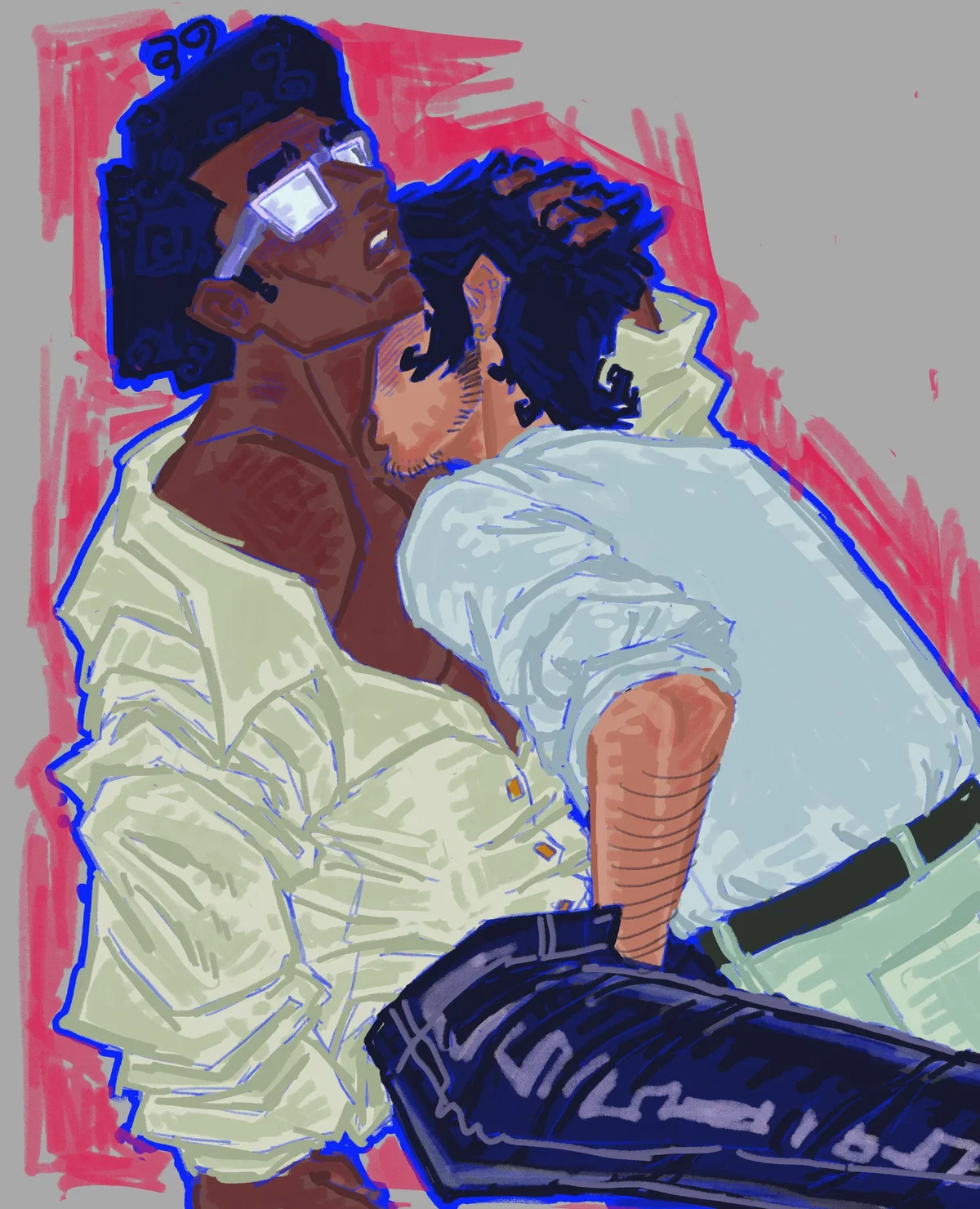 Spamton and Tenna / Human Au / Big Shot Duo Bot
