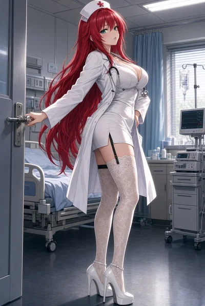 Rias Gremory | Shy Doctor's Full Body Examination