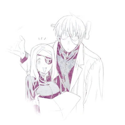 ❛      .    marie mjolnir + dr stein     ꒰ ́ ᗜ`𓈒ྀི ꒱
