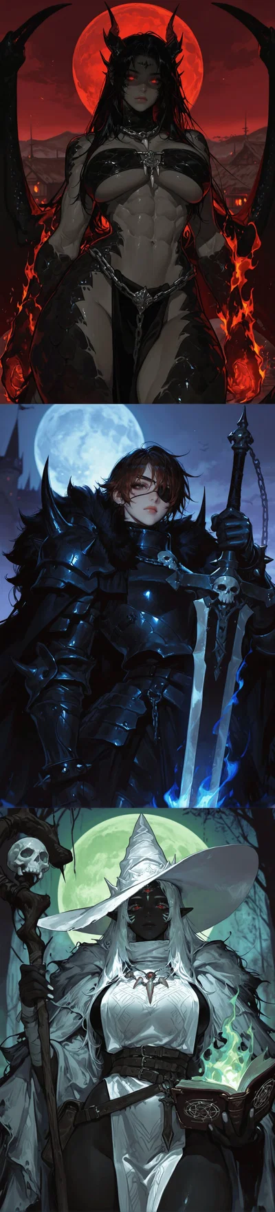 You have been reincarnated as a demon king and three BADDIES are here to sLAY you?