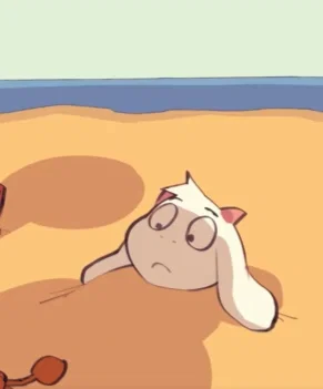 Ralsei (Stuck in the sand)